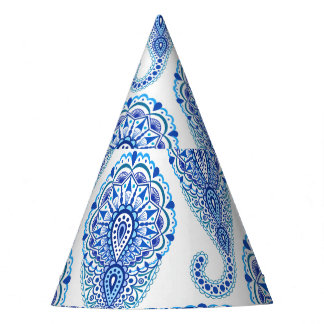 ボホシックペイズリーシームレスオリエンタル パーティーハット