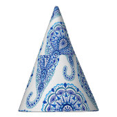 ボホシックペイズリーシームレスオリエンタル パーティーハット (右)