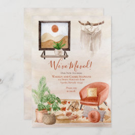 ボホシックホームシーンマクラメムービング 案内状