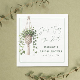 ボホシックボタニカル「タイザノット」ブライダルシャワー スタンダードランチョンナプキン