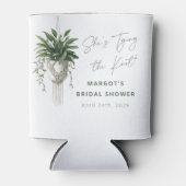 ボホシックボタニカル「タイザノット」ブライダルシャワー 缶クーラー (正面)