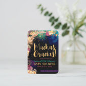 ボホシックボヘミアンフローラフェザーありがとう 名刺 (スタンド正面)