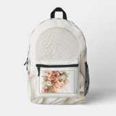 ボホシックモノグラエレガントム プリントバックパック (正面)