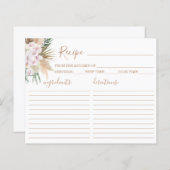 ボホシックレシピカード (正面/裏面)