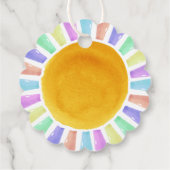 ボホシックレトロウォーターカラーレインボンスサンサンサンサンサンサンサンサンサンサンサンサンサンサン フェイバータグ (裏面)