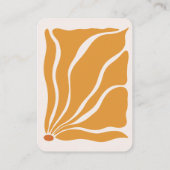 ボホシックレトロフローラ結婚のQrコード エンクロージャーカード (裏面)