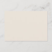 ボホシックレトロフローラ結婚ズ エンクロージャーカード (裏面)