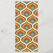 ボホシックレトロ70s 結婚の メニュー (裏面)