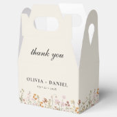 ボホシックワイルドフラワーガーデン開花結婚ズ フェイバーボックス (オープン)