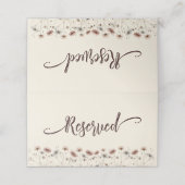 ボホシックワイルドフラワーシンプルズ結婚予約 プレイスカード (外部開封)