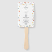 ボホシックワイルドフラワーズフローラ結婚プログラム ハンドファン (正面)