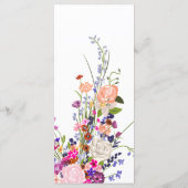 ボホシックワイルドフラワーズ卒業パーティー メニュー (裏面)