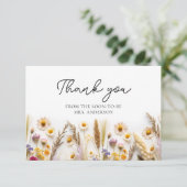 ボホシックワイルドフラワーブライダルシャワーサンキューユナイテッド カード (スタンド正面)