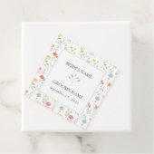 ボホシックワイルドフラワーモダンフローラ結婚ズ フェイバータグ (インサイチュ)