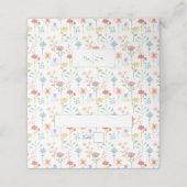 ボホシックワイルドフラワーモダンフローラ結婚ズ プレイスカード (外部開封)