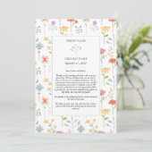 ボホシックワイルドフラワー結婚フローラの旅程 (スタンド正面)