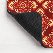 ボホシックヴィンテージフローラルパターン マウスパッド (コーナー)