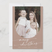 ボホシック中立フォトボホファミリークリスマス シーズンカード (正面)