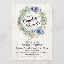 ボホシック多肉性ユーカリプツカップルシャワー