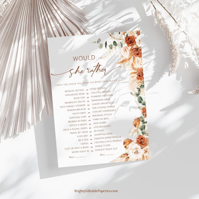 ボホシック彼女はむしろブライダルシャワーゲーム (クリエイターアップロード済み)