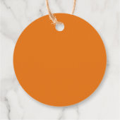 ボホシック抽象芸術モダンカラフルフローラ結婚ズ フェイバータグ (裏面)