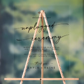 ボホシック澄んアクリル結婚の非詰め式 アクリルサイン (ニュートラル)