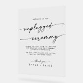 ボホシック澄んアクリル結婚の非詰め式 アクリルサイン (傾斜)