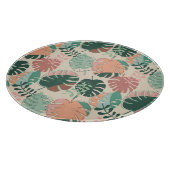 ボホシック熱帯モンステラ植物愛好家 カッティングボード (角)