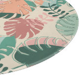 ボホシック熱帯モンステラ植物愛好家 カッティングボード (角)