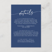 ボホシック王室のブルー結婚ズ詳細 エンクロージャーカード (正面)