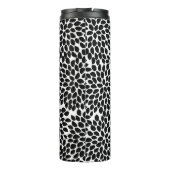 ボホシック白黒抽象芸術フローラルパターン タンブラー (裏面)