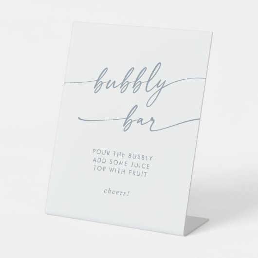 ボホシック石板ブルーバブリーバー結婚ズ 台座サイン (正面)