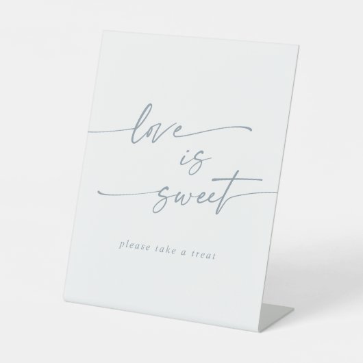 ボホシック石板ブルーラブズスウィート結婚ズ 台座サイン (正面)