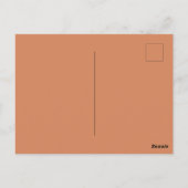 ボホシック秋の結婚式リザーブドカード ポストカード (裏面)