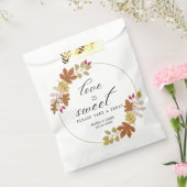 ボホシック秋の結婚式 フェイバーバッグ (封をした状態)