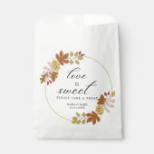 ボホシック秋の結婚式 フェイバーバッグ (正面)