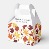 ボホシック秋の結婚式 フェイバーボックス (正面サイド)