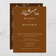 ボホシック結婚ズエレガントテラコッタ植物学