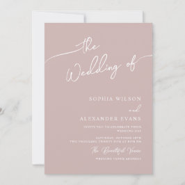 ボホシック結婚式招待状、パステルカラー。 招待状