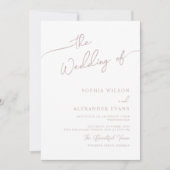 ボホシック結婚式招待状、パステルカラー。 招待状 (正面)