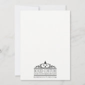 ボホシック結婚式招待状 招待状 (裏面)