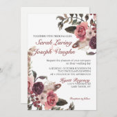 ボホシック結婚式招待状 招待状 (正面/裏面)