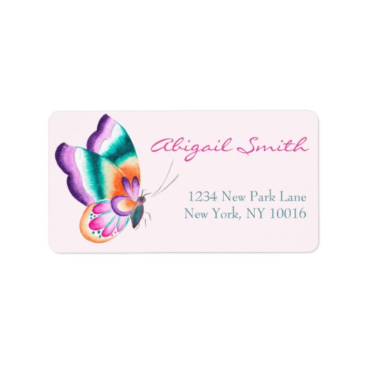 ボホシック蝶ラベル ラベル (正面)