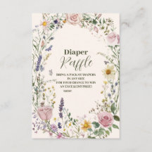 ボホシック野花おむつラッフル