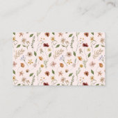 ボホシック野草本ベビー囲いカード エンクロージャーカード (裏面)