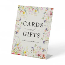 ボホシック野草赤ちゃんシャワーサイン