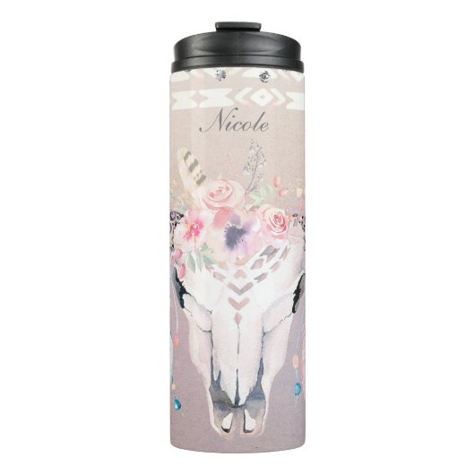 ボホシッ素朴クスカルフローラボヘミアンカスタム タンブラー (正面)