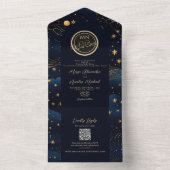 ボホシテリア結婚ズ オールインワン招待状 (内側)