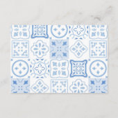 ボホシトラススクイグルウェディングシャワー詳細 エンクロージャーカード (裏面)