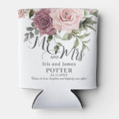 ボホシナモンバラ赤面ピンクフローラ結婚ズ 缶クーラー (正面)